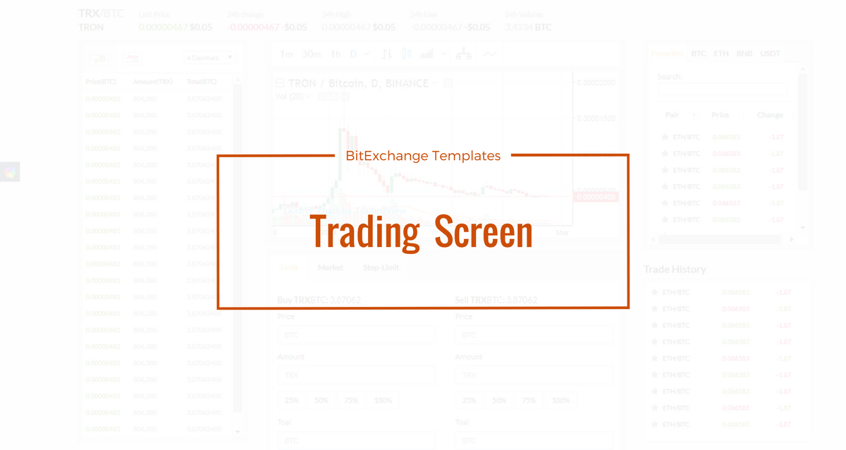 Bitcoin Exchange Website Theme