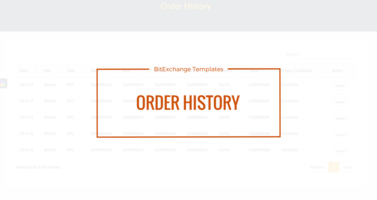 Bitcoin Exchange Theme
