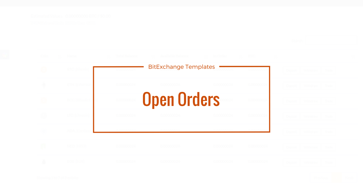 Bitcoin Exchange Theme